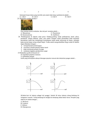 Buku Try Out Pengawas UN  IPA SMP  SMP Negeri 1 Bancar Kabupaten Tuban Tahun 2013