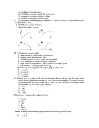 Buku Try Out Pengawas UN  IPA SMP  SMP Negeri 1 Bancar Kabupaten Tuban Tahun 2013