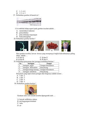 Buku Try Out Pengawas UN  IPA SMP  SMP Negeri 1 Bancar Kabupaten Tuban Tahun 2013