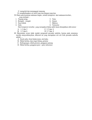 Buku Try Out Pengawas UN  IPA SMP  SMP Negeri 1 Bancar Kabupaten Tuban Tahun 2013