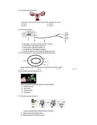 Buku Try Out Pengawas UN  IPA SMP  SMP Negeri 1 Bancar Kabupaten Tuban Tahun 2013