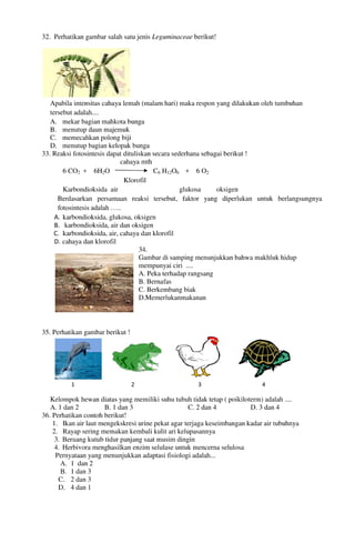 Buku Try Out Pengawas UN  IPA SMP  SMP Negeri 1 Bancar Kabupaten Tuban Tahun 2013