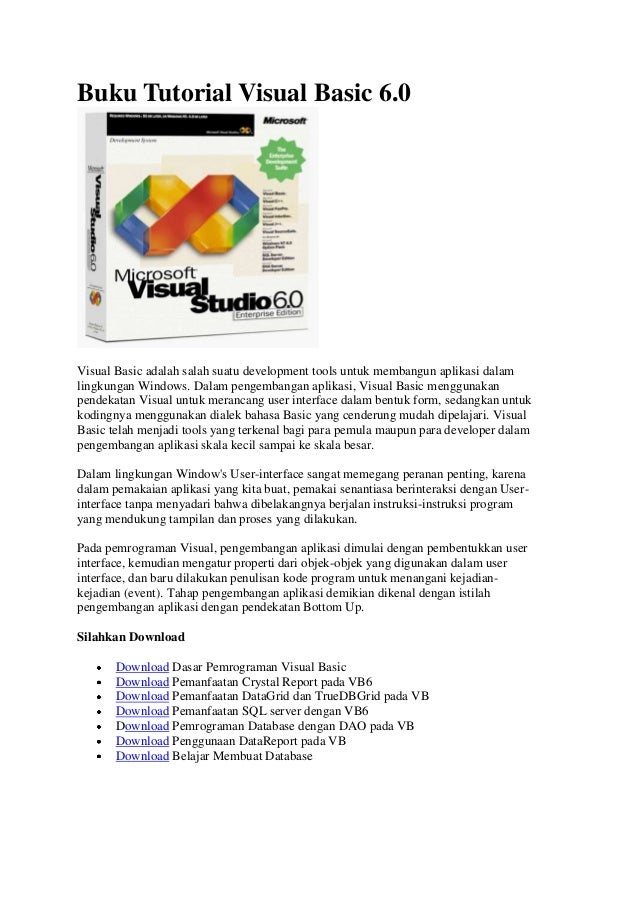 Visual tutorial