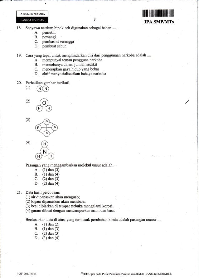 Soal Unsur Senyawa Dan Campuran Smk Ops Sekolah Kita