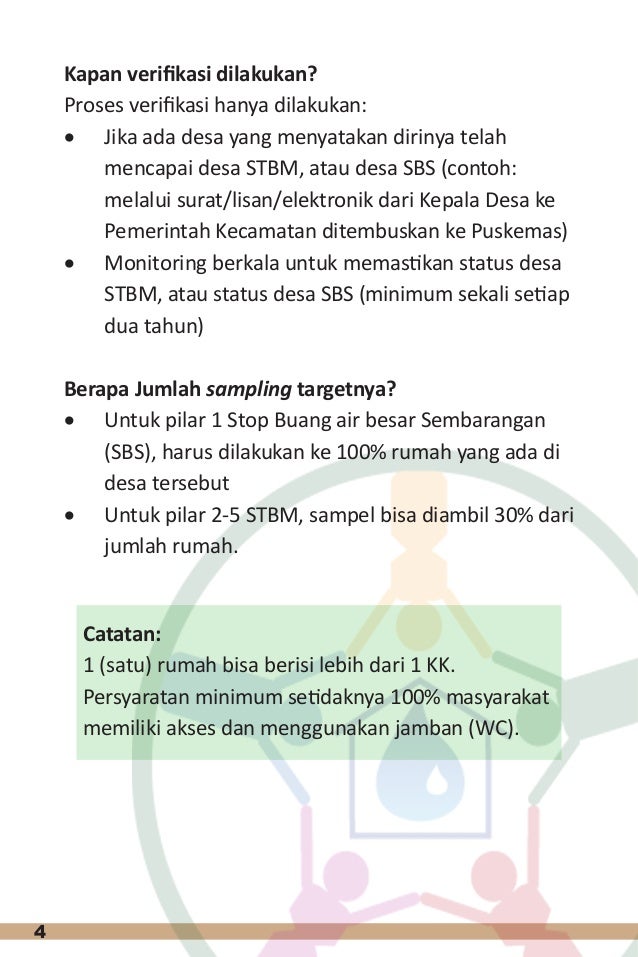 Buku Verifikasi Sanitasi Total Berbasis Masyarakat Stbm