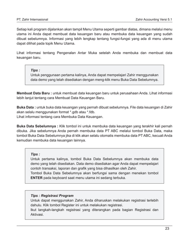 Buku Panduan Zahir Accounting