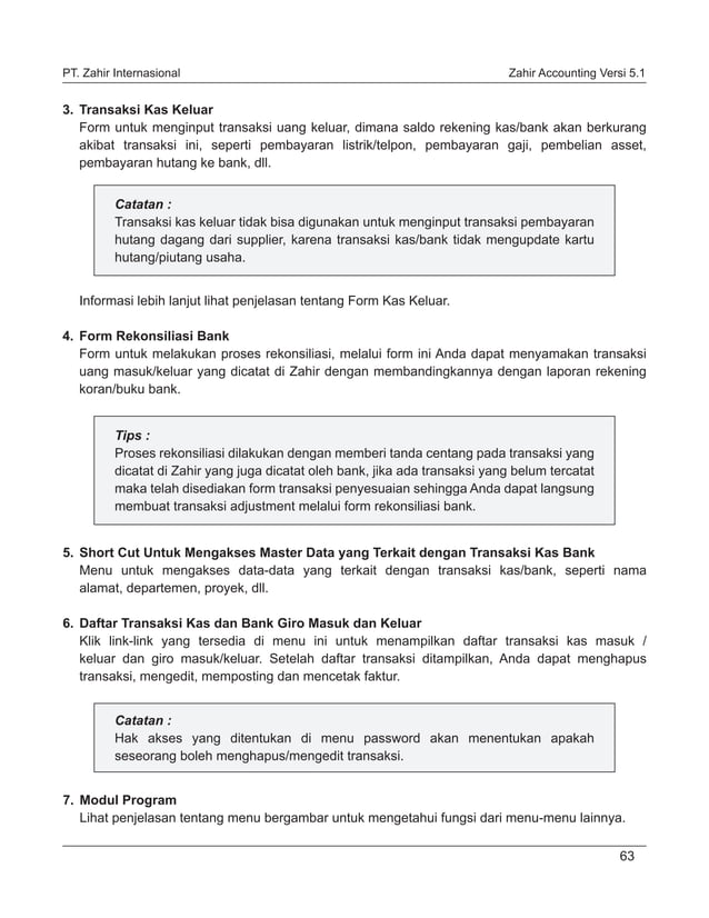 Buku Panduan Zahir Accounting