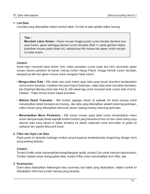 Buku Panduan Zahir Accounting