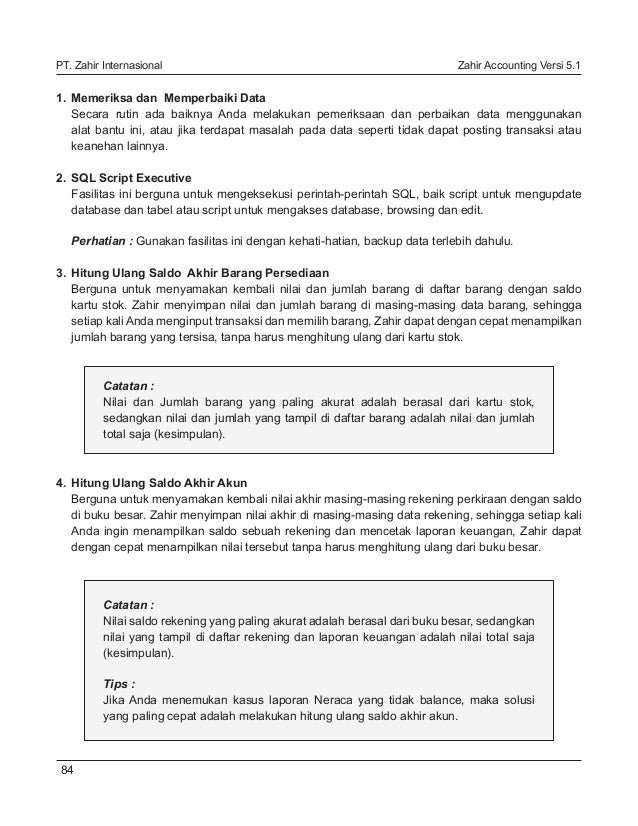 Buku Panduan Zahir Accounting
