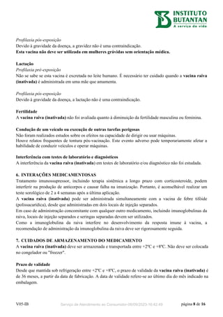 Bula vacina inativada lagriahflshtlsbdkshrk | PDF