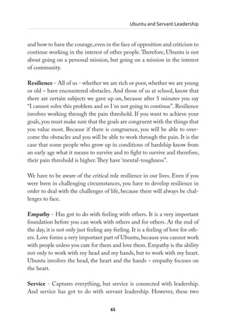 Bulding bridges . Ubuntu and servant leadership | PDF