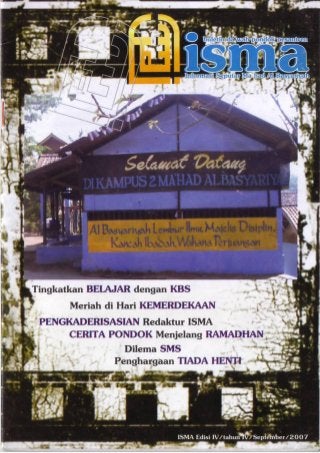Buletin Isma Pondok Pesantren Al-Basyariyah Bandung (September 2007)