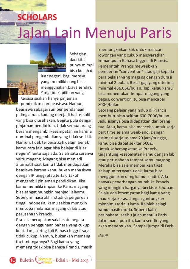 Buletin kampus news edisi mei 2013