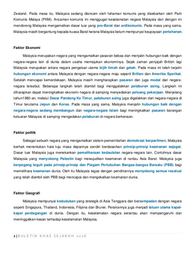 Buletin Khas Sejarah K3 2016