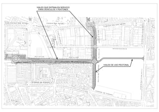 Plano de planta del Bulevar de Málaga