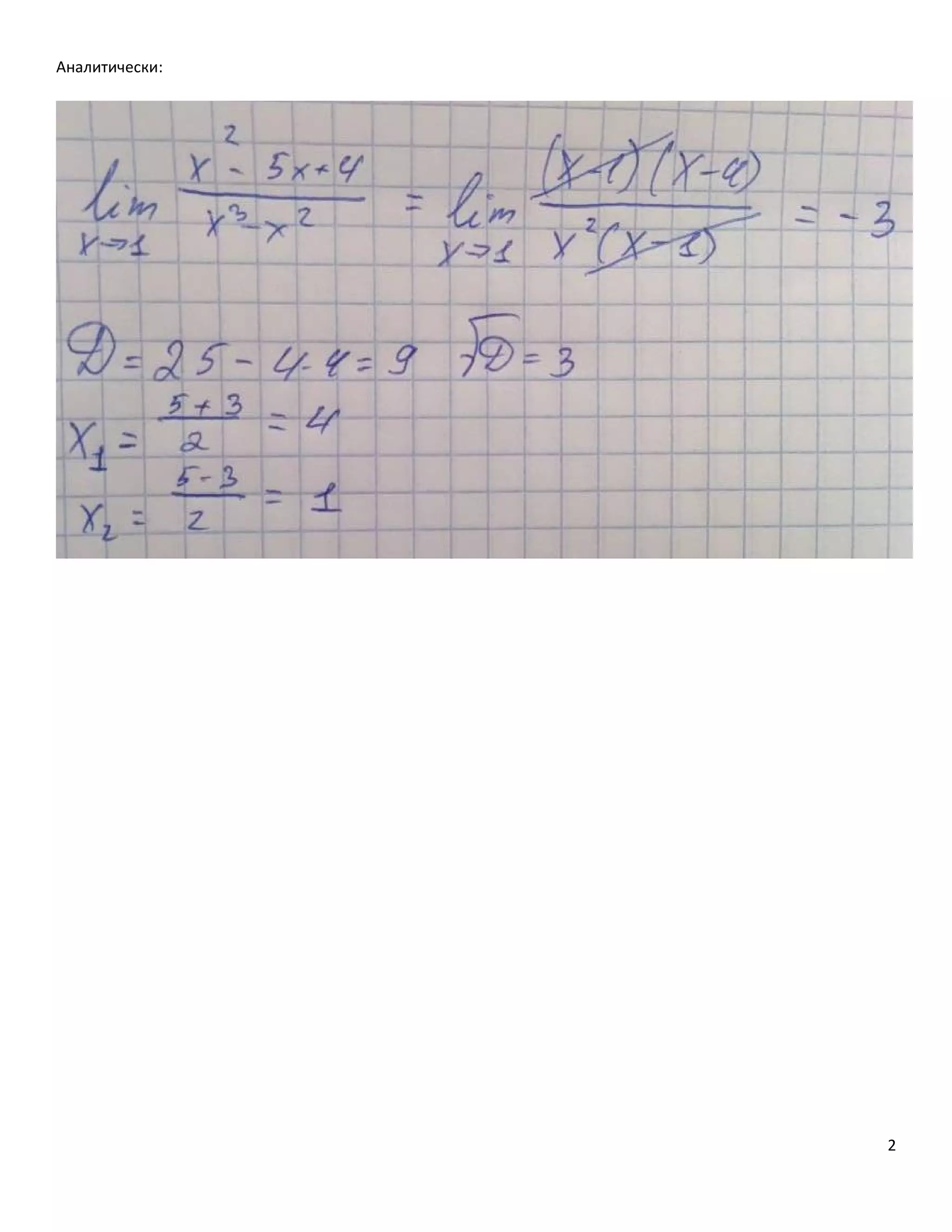 Аналитически:
2
 