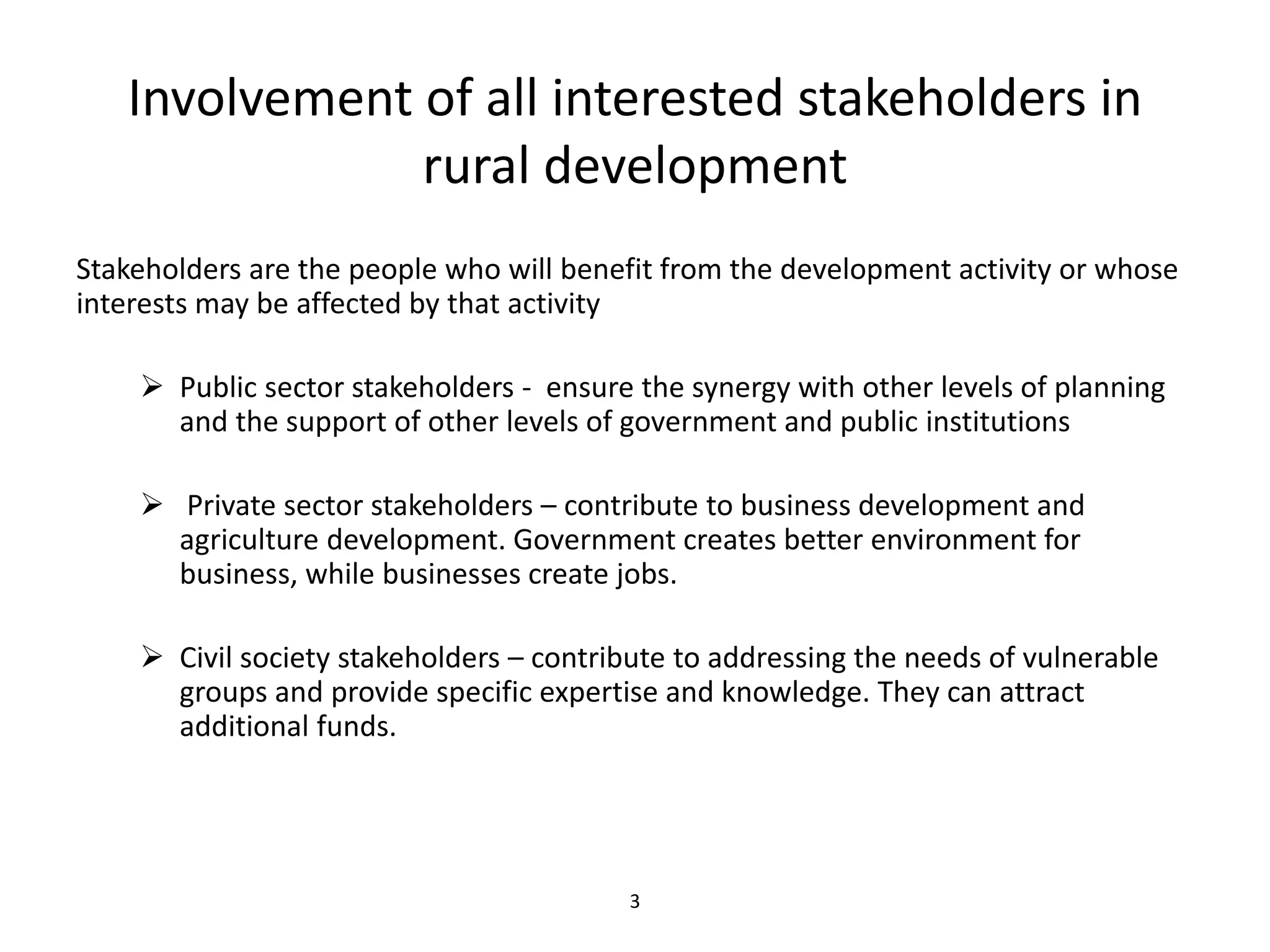 Participatory approach for rural development, Vyara Stefanova | PPT