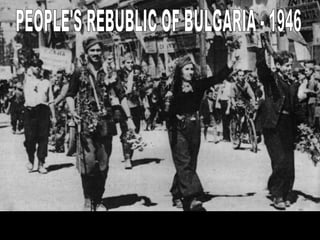 PEOPLE'S REBUBLIC OF BULGARIA - 1946 