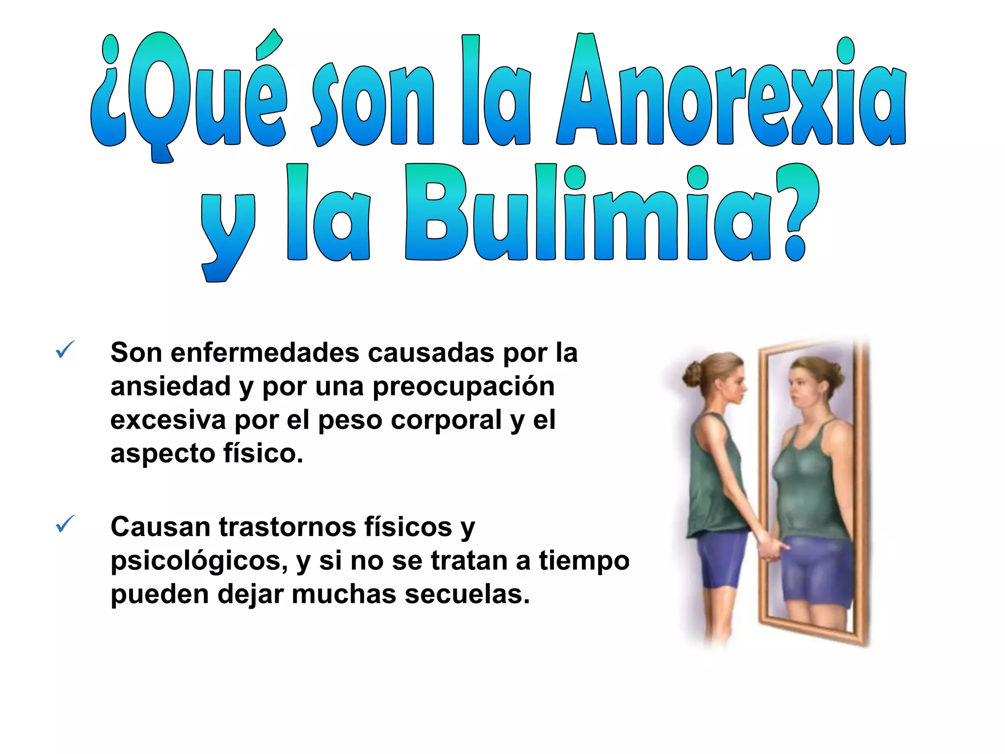 Bulimia, anorexia nerviosa y obesidad | PPTX