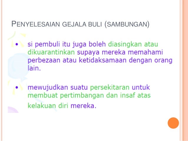 Buli Satu Fenomena Perkembangan Psikologi Remaja