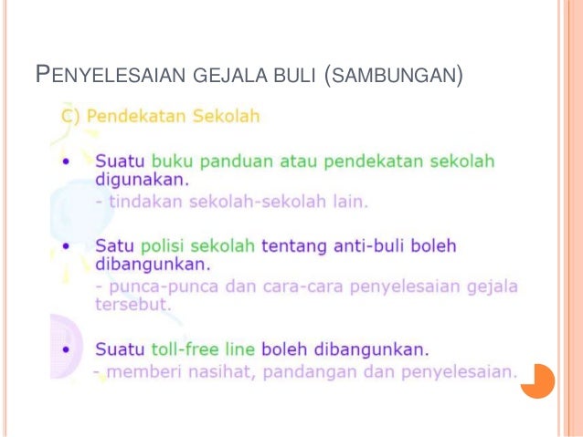 Buli – satu fenomena perkembangan psikologi remaja