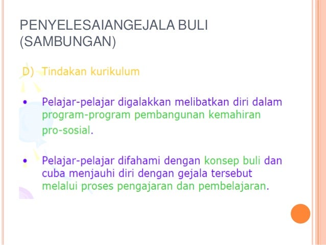 Psikologi Perkembangan Buli satu fenomena perkembangan psikologi remaja Psikologi Perkembangan Buli satu fenomena perkembangan psikologi remaja