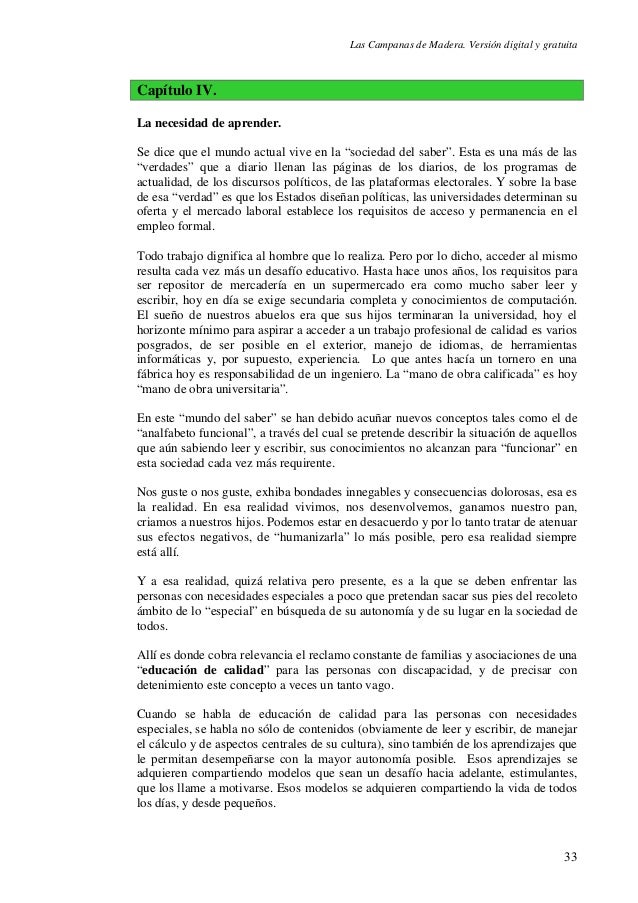 Las campanas de madera