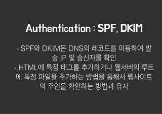 - HTML
- SPF

DKIM DNS
IP

MIKD ,FPS : noitacitnehtuA

 
