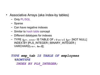 Oracle PL/SQL Bulk binds | PPT