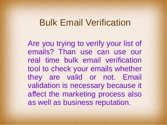 verify email addresses in bulk verify email addresses in bulk