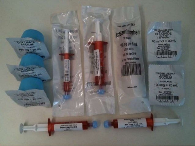 Medication cards and labels