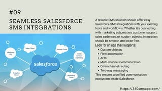Salesforce Bulk SMS Automation for Smarter Communication | PDF