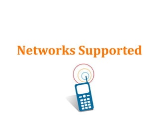 Networks Supported
 