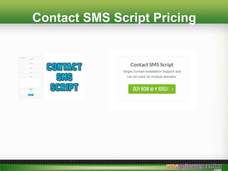 Contact SMS Script Pricing
 