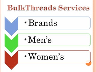 Bulkthreads | PPT
