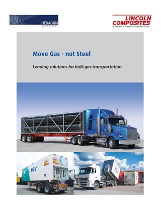 Move Gas - not Steel
Leading solutions for bulk gas transportation
 
