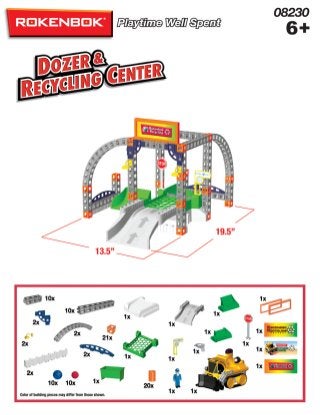 Remote Control Dozer with Recycling Center