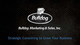 Strategic Consulting to Grow Your Business
 
