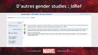 D’autres gender studies : IdRef
 