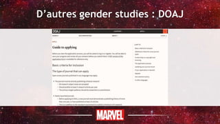 D’autres gender studies : DOAJ
 