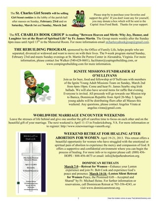 View this bulletin online at www.TheCatholicDirectory.com

 