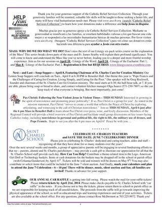 View this bulletin online at www.TheCatholicDirectory.com
 