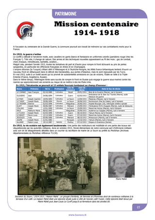 informations communales
www.lesourn.fr
27
patrimoine
www.lesourn.fr
27
 