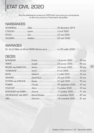 Bulletin 2020
