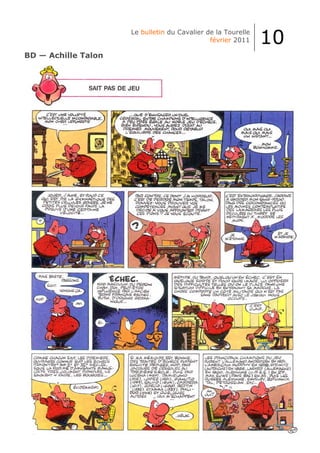 Le bulletin du Cavalier de la Tourelle
                                              février 2011    10
BD — Achille Talon
 
