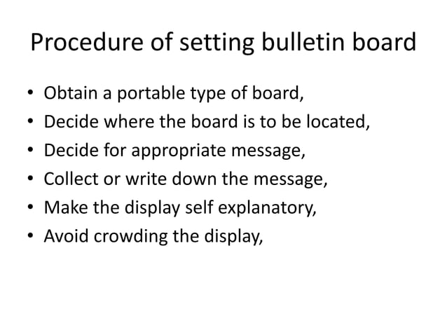 Bulletin Board PPT bulletin-board-ppt