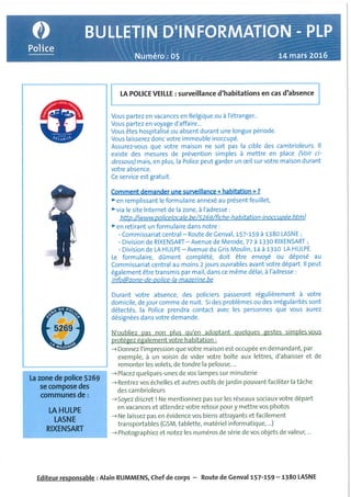 Bulletin d'info plp 05