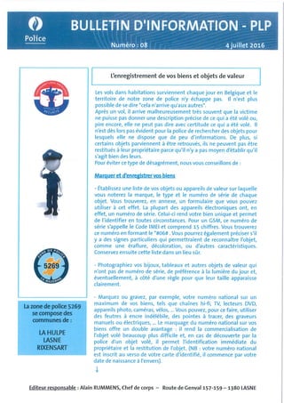 Bulletin d'info plp 08