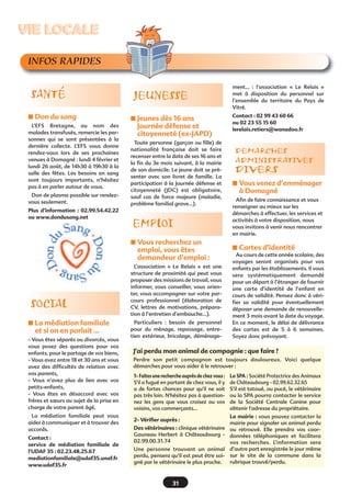 VIE LOCALEVIE LOCALE
En brefEn bref
28
 