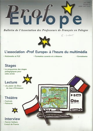 Bulletin PROF-EUROPE No 2, Mai 1999 (1-32)
